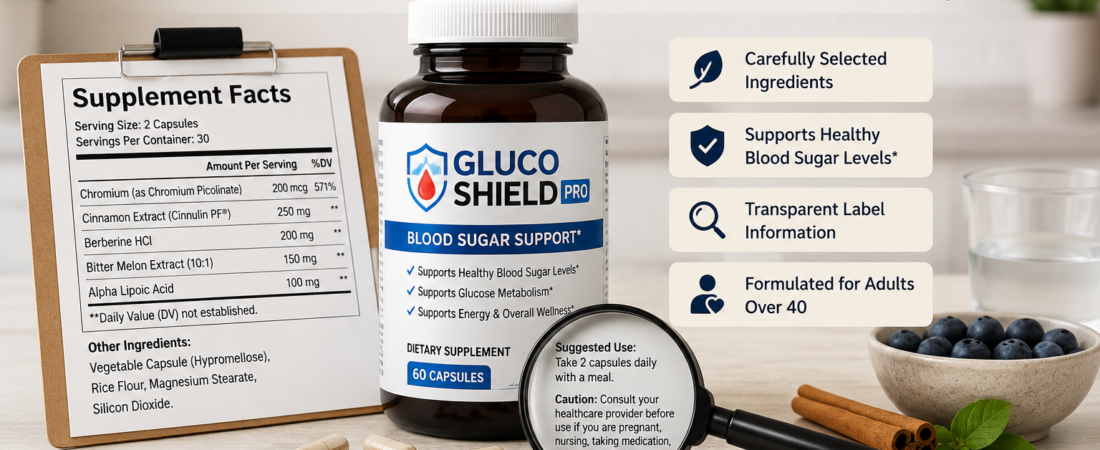 Gluco Shield Pro Ingredients: What Adults Over 40 Should Check Before Buying