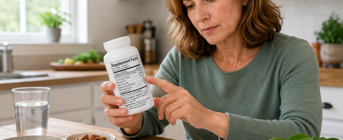 How to Read a Blood Sugar Supplement Label After 40